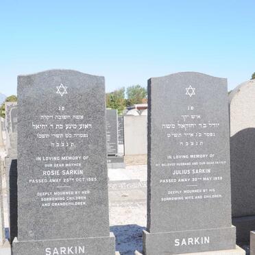 SARKIN Julius -1959 &amp; Rosie -1965