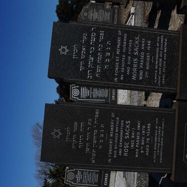 SACKS Morris -1948 &amp; Rose BAY -1970