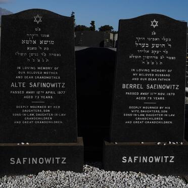 SAFINOWITZ Berrel -1970 &amp; Alte -1977