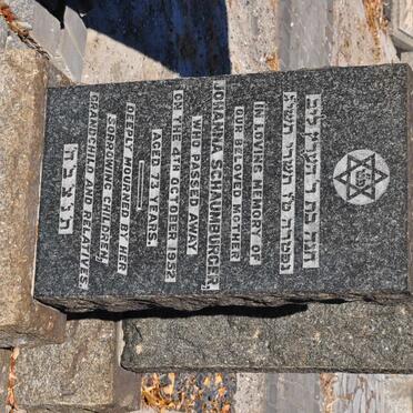 SCHAUMBURGER Johanna -1952