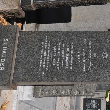 SCHAUDER Golda -1957