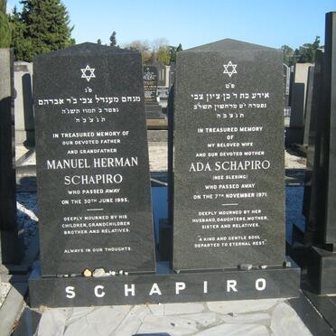 SCHAPIRO Manuel Herman -1995 &amp; Ada SLESING -1971