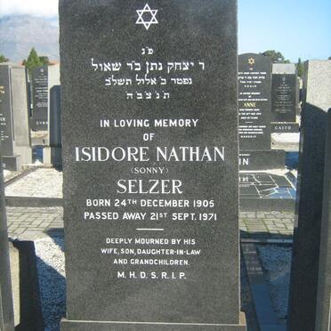 SELZER Isidore Nathan 1905-1971