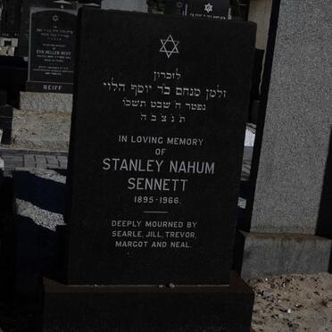 SENNETT Stanley Nahum 1895-1966