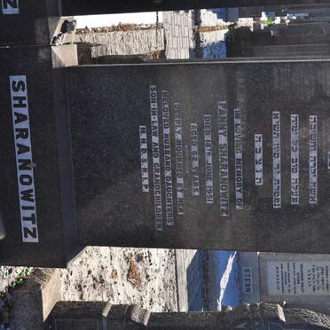 SHARANOWITZ Fanny -1951