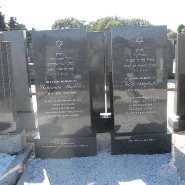 SHUFLEDER Benjamin 1896-1960 &amp; Kitty 1903-1983