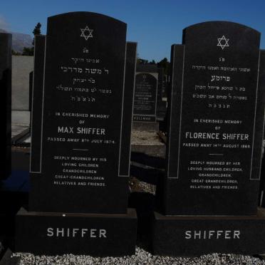 SHIFFER Max -1974 &amp; Florence -1969