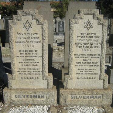 SILVERMAN David -1958 &amp; Jeannie -1947