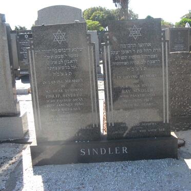 SINDLER Philip -1960 &amp; Ray -1972