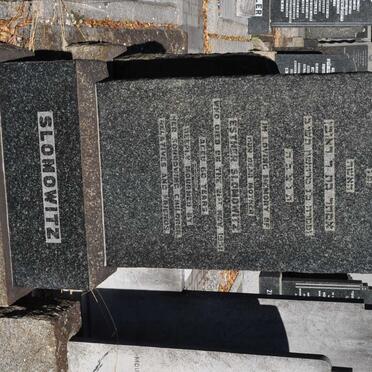 SLOMOWITZ Esther -1951