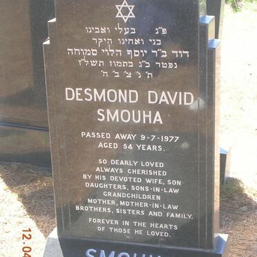 SMOUHA Desmond David -1977