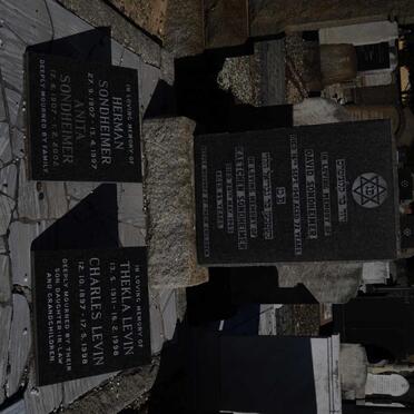 SONDHEIMER David -1947 &amp; Kaetchen -1965 :: SONDHEIMER Herman 1907-1997 &amp; Anita 1907-2002