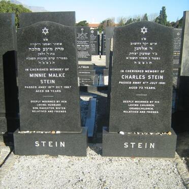 STEIN Charles -1981 &amp; Minnie Malke -1967