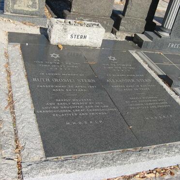 STERN Alexander -1952 &amp; Ruth -1997