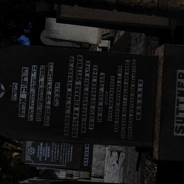 SUTTNER Rudolph Edward -1945