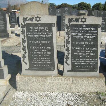 TAYLOR Elkan -1966 &amp; Dorothy -1965