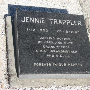 TRAPPLER Jennie 1903-1985