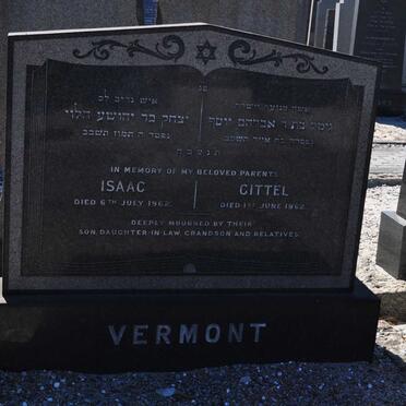 VERMONT Isaac -1962 &amp; Gittel -1962