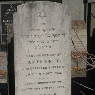 WINTER Joseph -1952