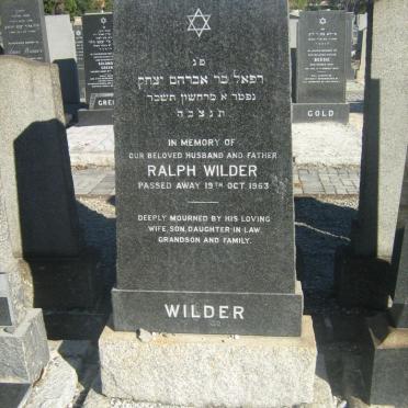 WILDER Ralph -1963