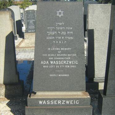 WASSERZWEIG Ada -1962