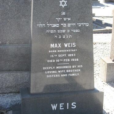 WEIS Max 1893-1958