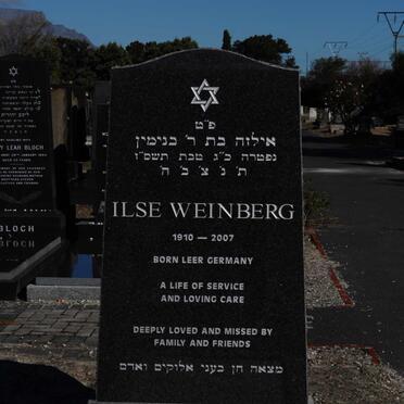 WEINBERG Ilse 1910-2007