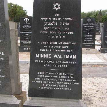 WALTMAN Reuben -1970 &amp; Minnie -1967