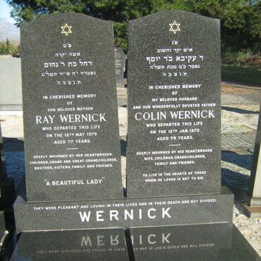 WERNICK Colin -1975 &amp; Ray -1979