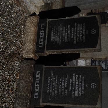 WEISMAN Woolf -1949 :: WEISMAN Tieba -19?4