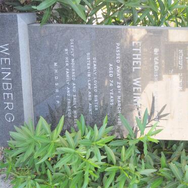 WEINBERG Ethel -1981