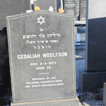 WOOLFSON Gedaliah -1973