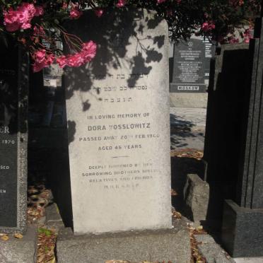 YOSSLOWITZ Dora -1960