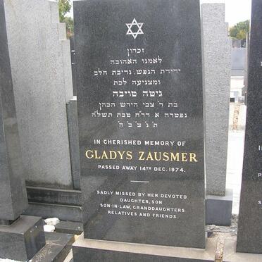 ZAUSMER Gladys -1974