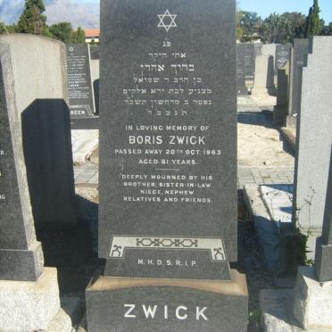 ZWICK Boris -1963