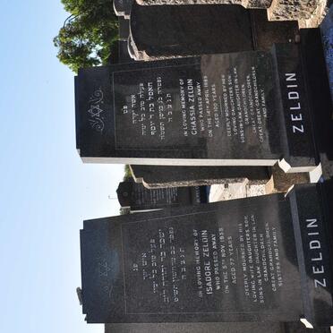 ZELDIN Isadore -1958 &amp; Chassia -1985