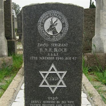 BLOCH H.S.R.  -1946
