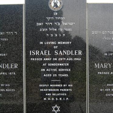 SANDLER Israel  -1942