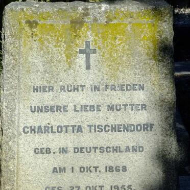TISCHENDORF Charlotta 1868-1955 :: ARCHER Johanna Charlotte nee TISCHENDORF 1907-1967