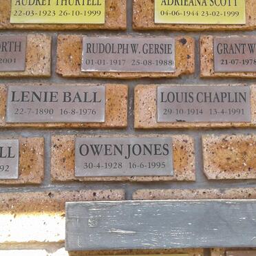 SCOTT :: GERSIE :: WELTHAGEN :: BALL :: CHAPLIN :: JONES