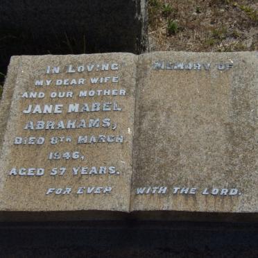 ABRAHAMS Jane Mabel -1946