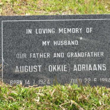 ADRIAANS August 1924-1994