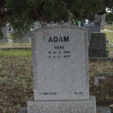 ADAM Hans 1926-1973