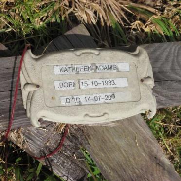 ADAMS Kathleen 1933-20??