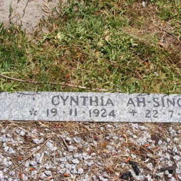 AH-SING Cynthia 1924-1993