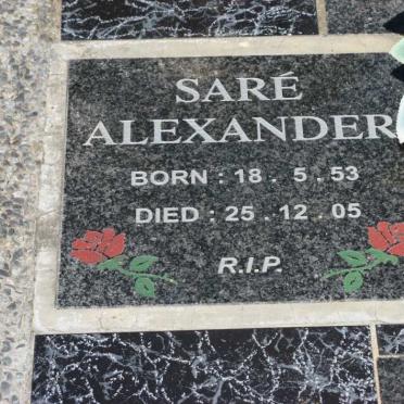 ALEXANDER Sare 1953-2005
