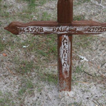 AMERICA Pauline 1918-2006
