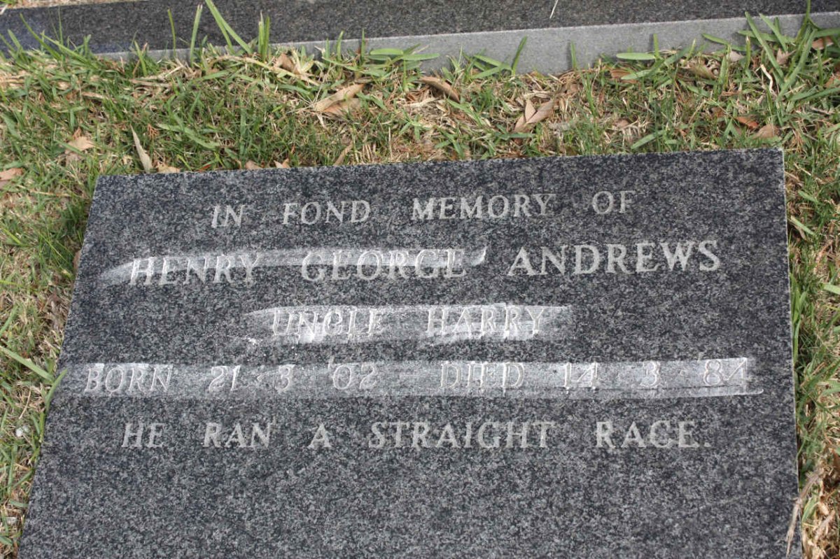 ANDREWS Henry George 1902-1984