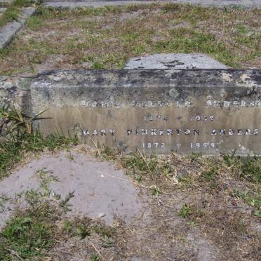 ANDERSON John Jarrold 1874-1938 &amp; Mary Pinkerton 1872-1959