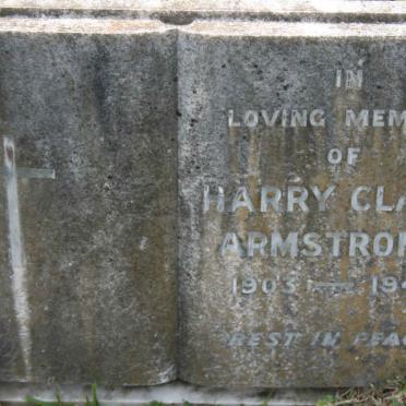 ARMSTRONG Harry Claud 1903-1948